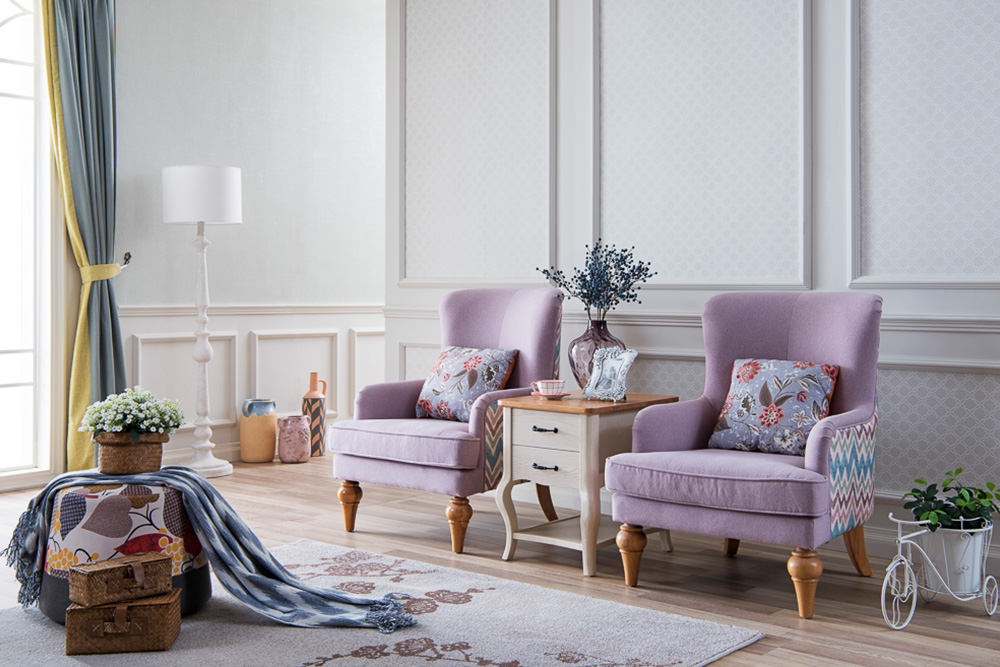 昆明森盛法式家具罗曼+系列SFG9001布艺沙发组合